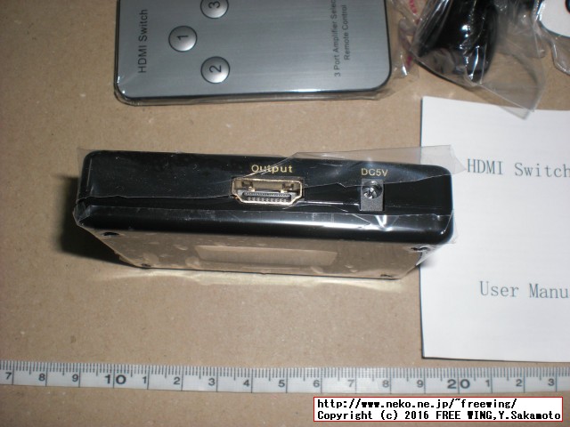 HDMI 1.4仕様 4K対応 3入力 1出力 HDMI切り換え機