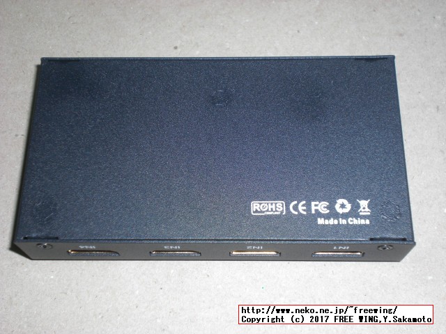 HDMI切替器 セレクター 4入力1出力 PIP機能付き 4K 3D対応