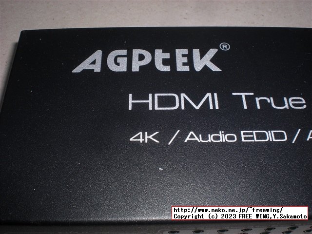 AGPtEK HDMI分配器 6入力2出力 HDMI True Matrix 6x2