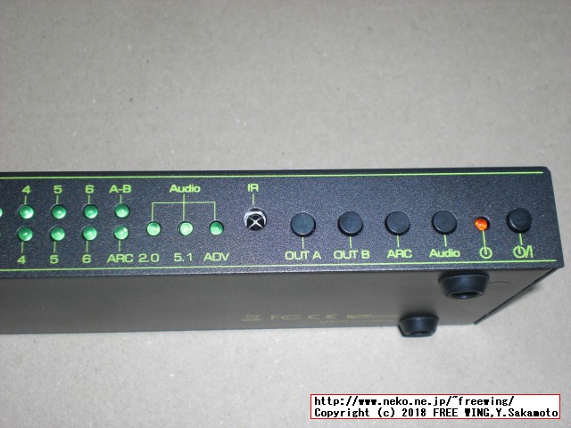 マトリックス6＊ 2 HDMI 6 入力 2出力スプリッタスイッチ4K 2K ARC EDID 1080p 3Dコンバータ