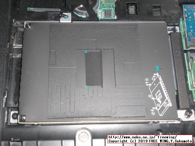 hp Pro Book 430 G3 N6P79AVの HDDを SSDへアップグレードする手順の写真解説