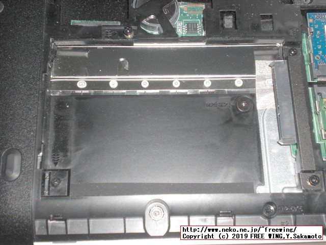 hp Pro Book 430 G3 N6P79AVの HDDを SSDへアップグレードする手順の写真解説