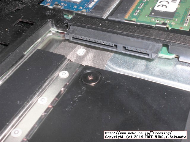 hp Pro Book 430 G3 N6P79AVの HDDを SSDへアップグレードする手順の写真解説