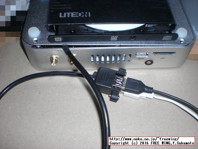 HYSTOU Fanless Mini PC FMP03 USB 2.0コネクタ増設改造 mod.