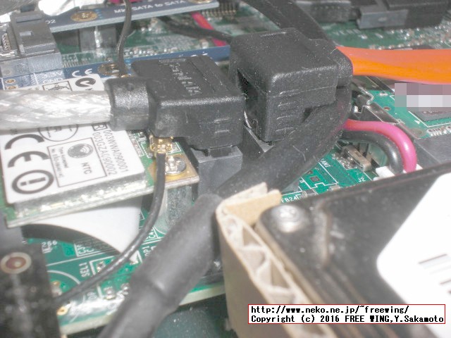 オウルテック 6Gbps対応シリアルATAケーブル 逆L字型ケーブル