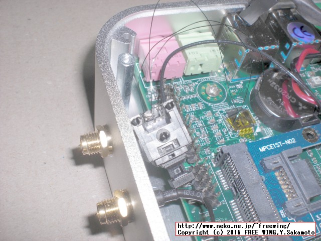 HYSTOU Fanless Mini PC FMP03 S/PD I/F 光オーディオ出力増設改造 mod.