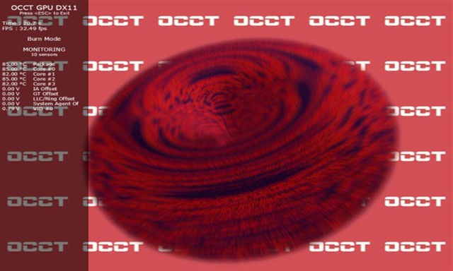 Intel NUC Kit NUC8I5BEHで OCBASE / OCCT ベンチマークを動かしてみた