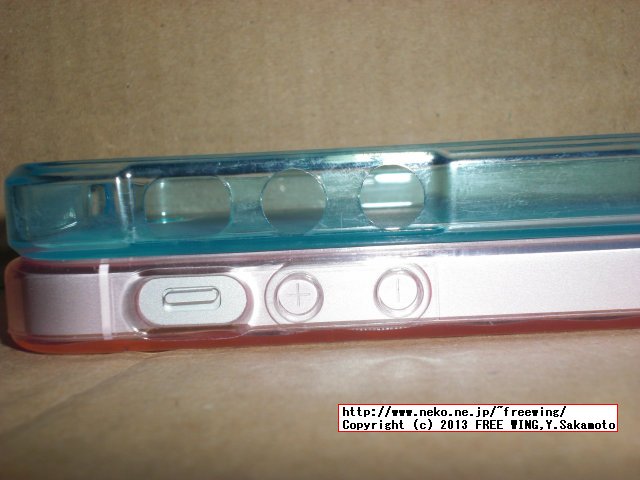 上海問屋で 269円と安めの iPhone5専用 TPUケース（クリア）