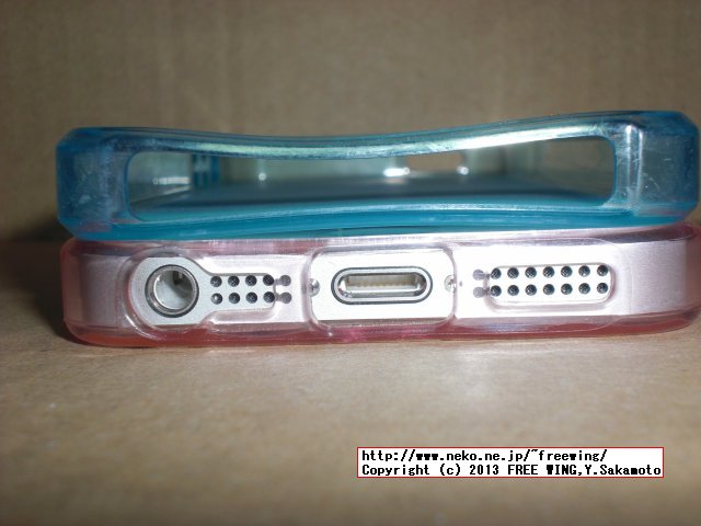 上海問屋で 269円と安めの iPhone5専用 TPUケース（クリア）