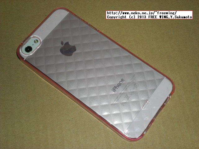 上海問屋で 269円と安めの iPhone5専用 TPUケース（クリア）