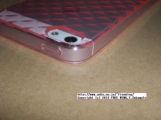 上海問屋で 269円と安めの iPhone5専用 TPUケース（クリア）