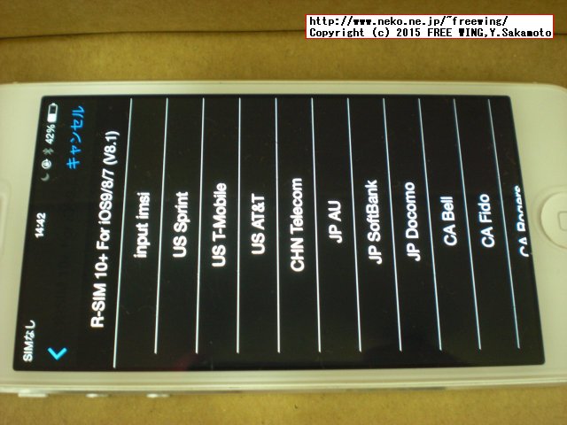 RGKNSE R-SIM10+ iPhone 6s 対応 SIMロック解除ゲタ