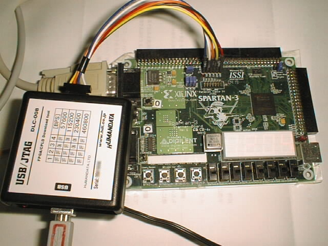 USB/JTAG DLC-008 XILINX FPGA Spartan-3 Starter Kit
