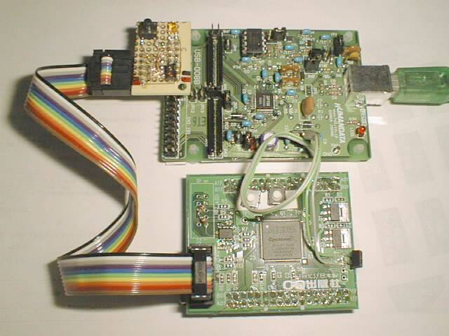 USB-008をJTAG ADAPTER化してデザインウェーブ付録のCyclone基板を0.6秒でISPコンフィグ！