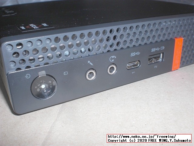 Lenovo ThinkCentre M75q-1 Tiny AMD Ryzen 5 PRO 3400GEの写真レビュー