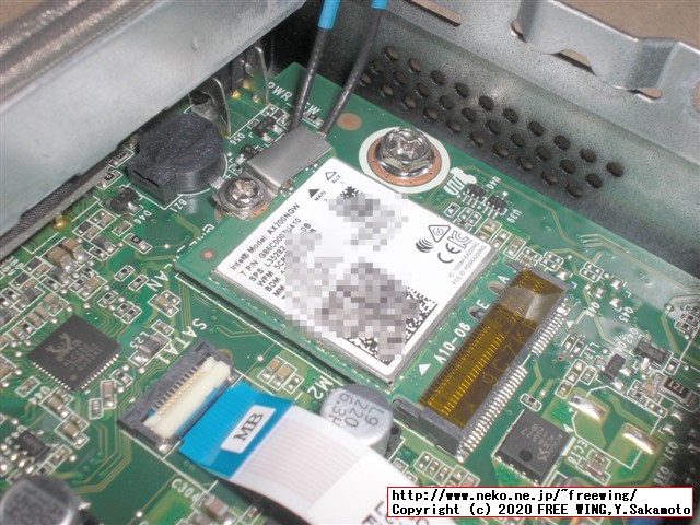 ThinkCentre M75qに M2 NGFF WiFi Bluetoothコンボモジュールを追加する手順を写真で解説