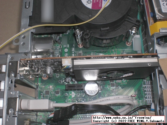 玄人志向の Radeon RX 6400のグラボ RD-RX6400-E4GB/LPを M75s Small Gen2に装着！