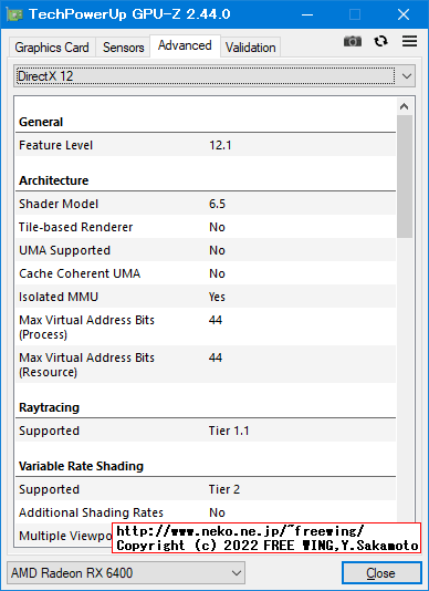 AMD Radeon RX 6400のベンチマーク、M75s Small Gen2