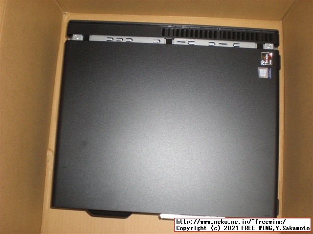 Lenovo ThinkCentre M75s Small Gen2 AMD Ryzen 7 PRO 4750Gを購入したので写真レビュー