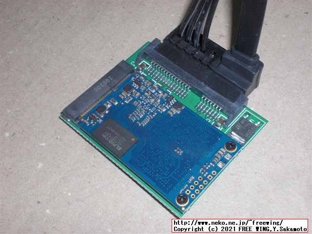 mSATA SATA SSD 変換基板