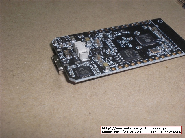 IPS 240x135のカラー液晶付きの小型 COUモジュール LILYGO TTGO T-Displayの写真レビュー