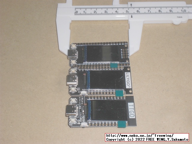 IPS 240x135のカラー液晶付きの小型 COUモジュール LILYGO TTGO T-Displayの写真レビュー