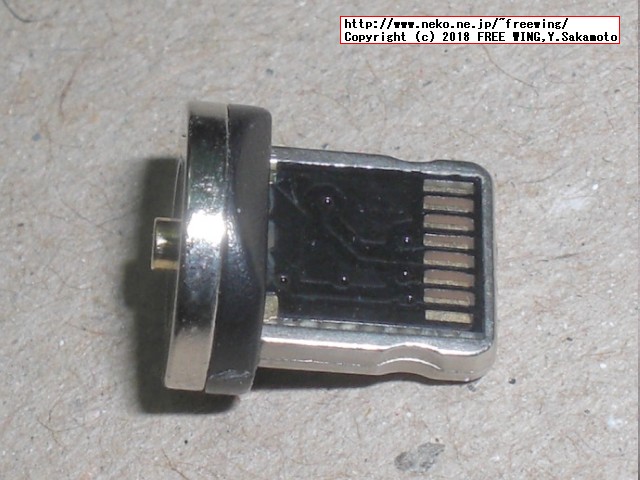 中華製のマグネット着脱式の充電専用 iPhone/Type-C/micro USB変換ケーブル