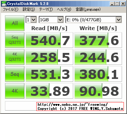 mSATA接続 SSD SAMSUNG MZ-MTE5120 MZMTE512HMHP-00000 PM851