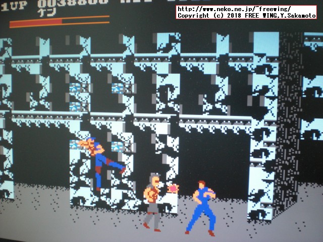 「北斗の拳」は Nestopiaで動かすとキャラ化けしない