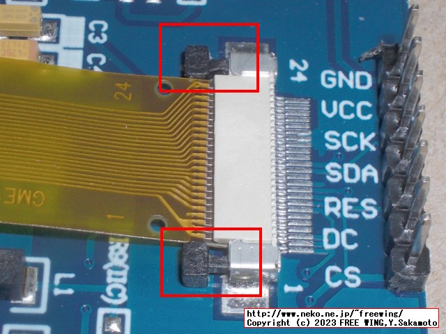 2.4インチの大画面 OLED SSD1309を SPI接続から I2C接続に改造する方法