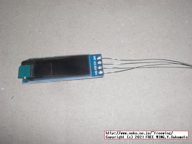 QMK firmwareの Display機能を使って I2C OLEDを表示するテスト