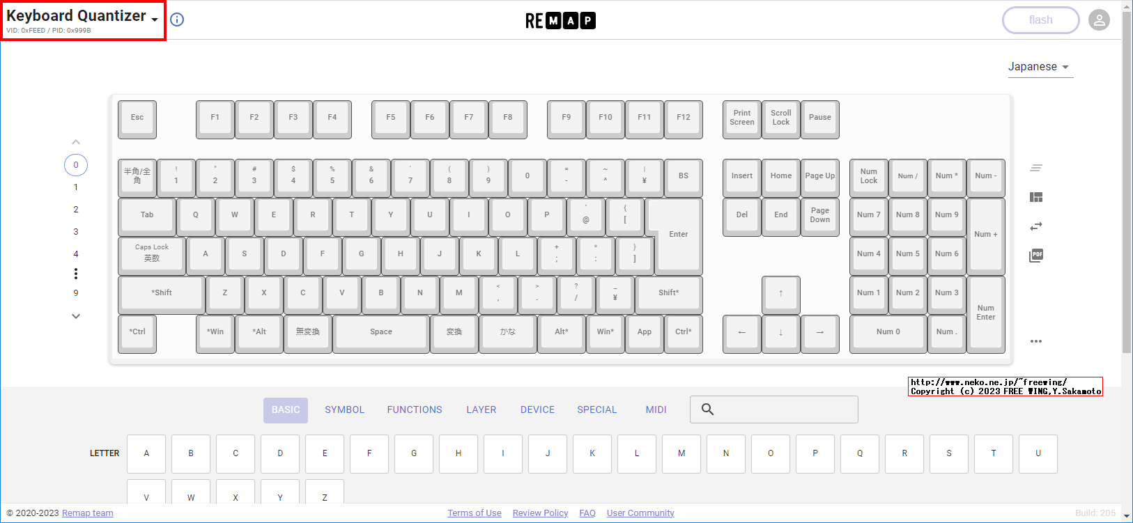 RP2040 Keyboard Quantizer Mini with Remap