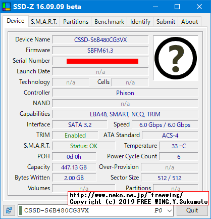 CFD販売 CSSD-S6B480CG3VX 480GB CG3VXシリーズの内部データ、ベンチマーク