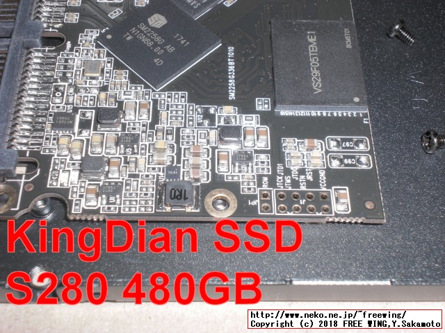 KingDian 480GB SSD S280-480GBを分解しました