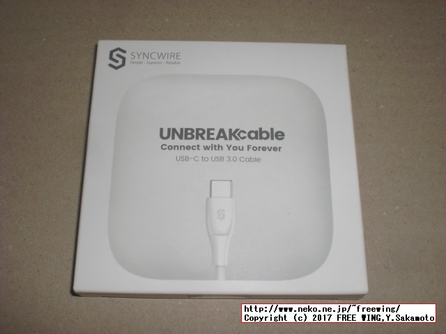 Syncwire USB Type-Cケーブル SW-TC067 UNBREAKcable 柔らかい