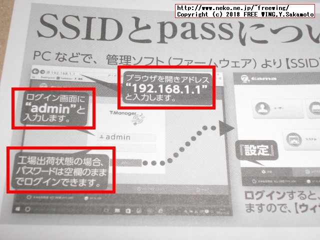 多摩電子工業 TW06W USBリーダーライター機能付き Wi-Fiルーターの写真