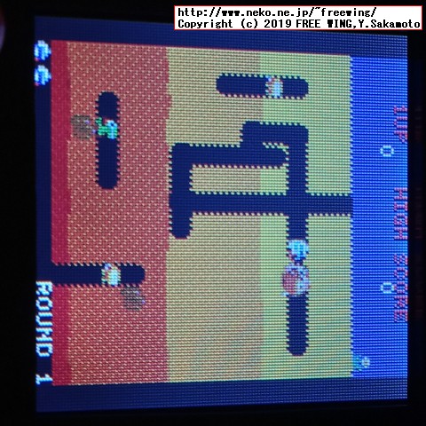 TINY ARCADE (タイニー アーケード) 「ディグダグ」の動作画面写真