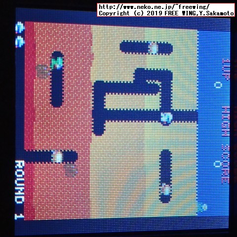 TINY ARCADE (タイニー アーケード) 「ディグダグ」の動作画面写真