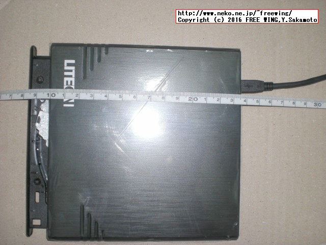 USB 3.0対応 DVDスリムドライブ LITEON EBAU108-11