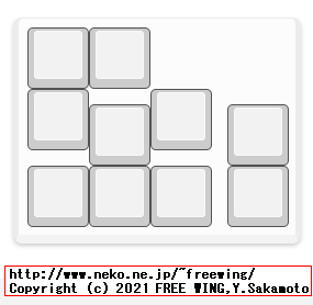 社畜のキーボード「新入社員の同期」の VIA JSON定義（キーの物理レイアウト、視覚的キー配置の定義）