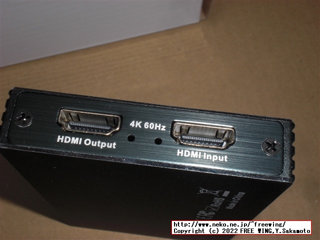 USB接続の MS2109 HDMIキャプチャでパススルー出力付きの物を買ってみた