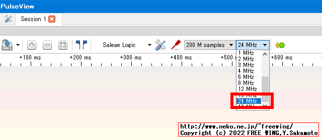 USBロジアナの sigrok PulseViewで USBプロトコルアナライザの機能を有効にして USBの波形を観測する設定方法