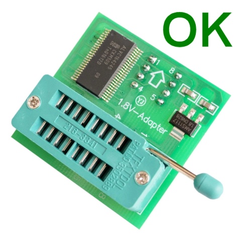 +1.8Vアダプタ OK品、NXP製の ALVC164245を使用