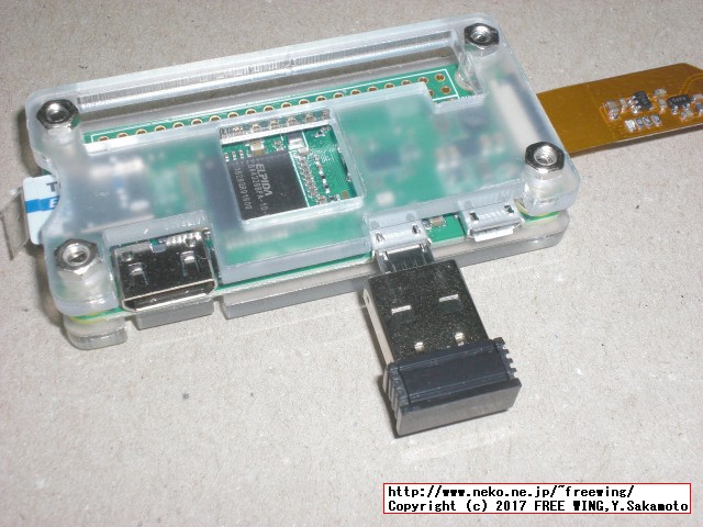 microUSB変換アダプタ、ラズパイゼロとの USB機器の直結に便利