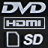 HDMI出力対応で PAL信号対応の超小型 DVDプレイヤー ASPILITY HDP-08