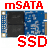 mSATA接続の SSDを購入、SAMSUNG PM851と KingFast F9M