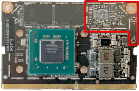 NVIDIA Jetson Nano 基板上に無線関係の回路