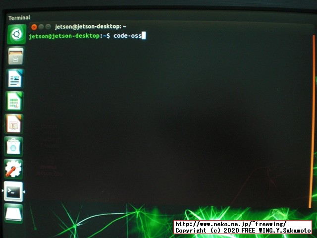 NVIDIA Jetson Nanoで Visual Studio Code OSSをビルドして実行する