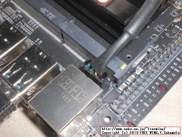 Jetson Nanoに Noctua NF-A4x10 5V PWM サイレントファンの冷却ファンを接続