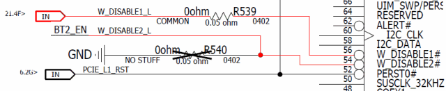 Jetson M.2 connector schematics